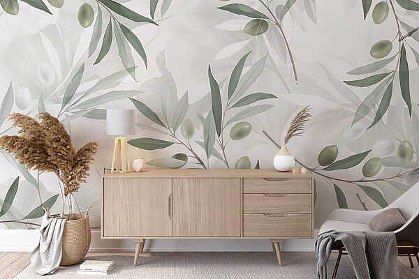 Delicate greenery on a soft backdrop