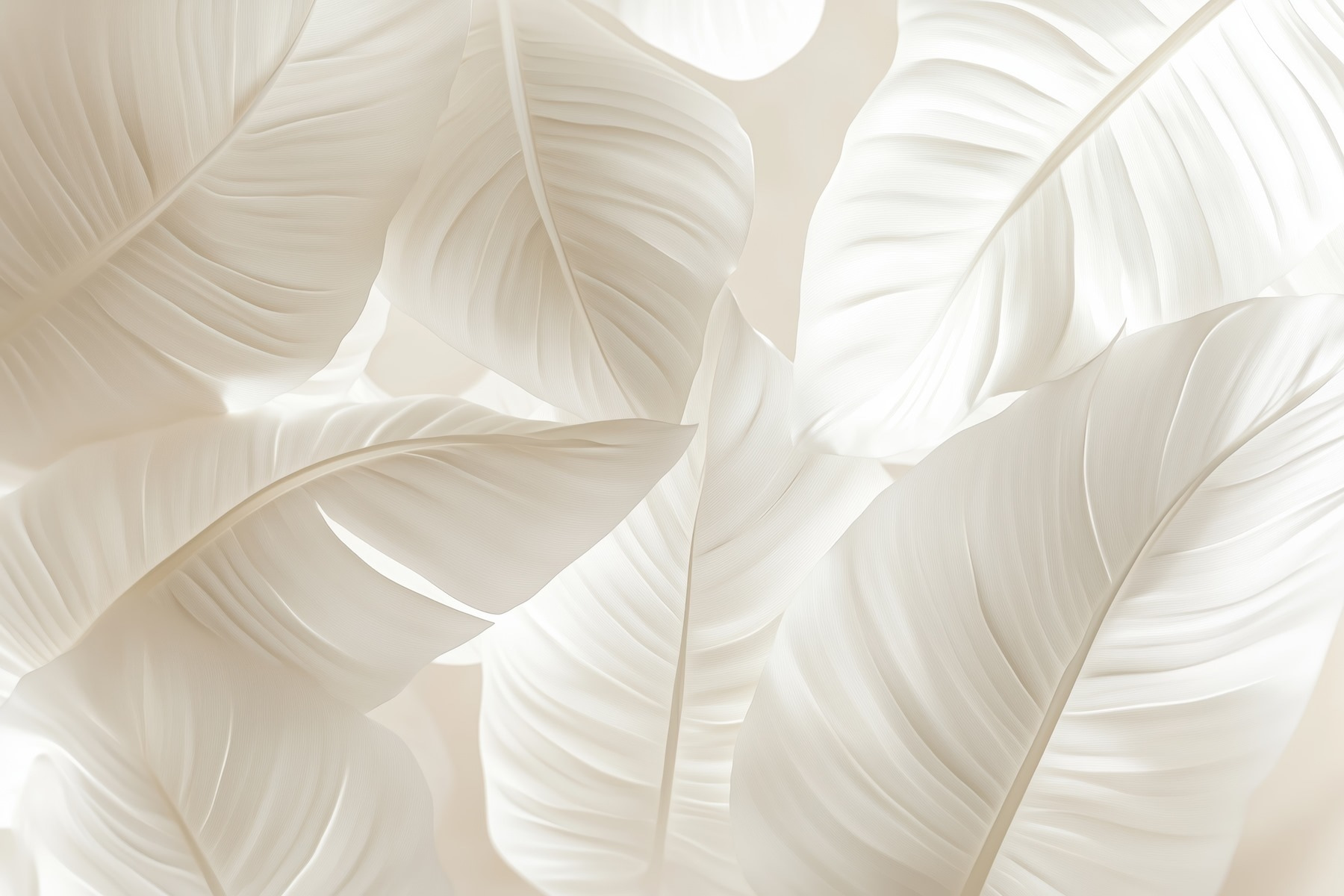 Delicate leaves in soft hues Delicate leaves in soft hues