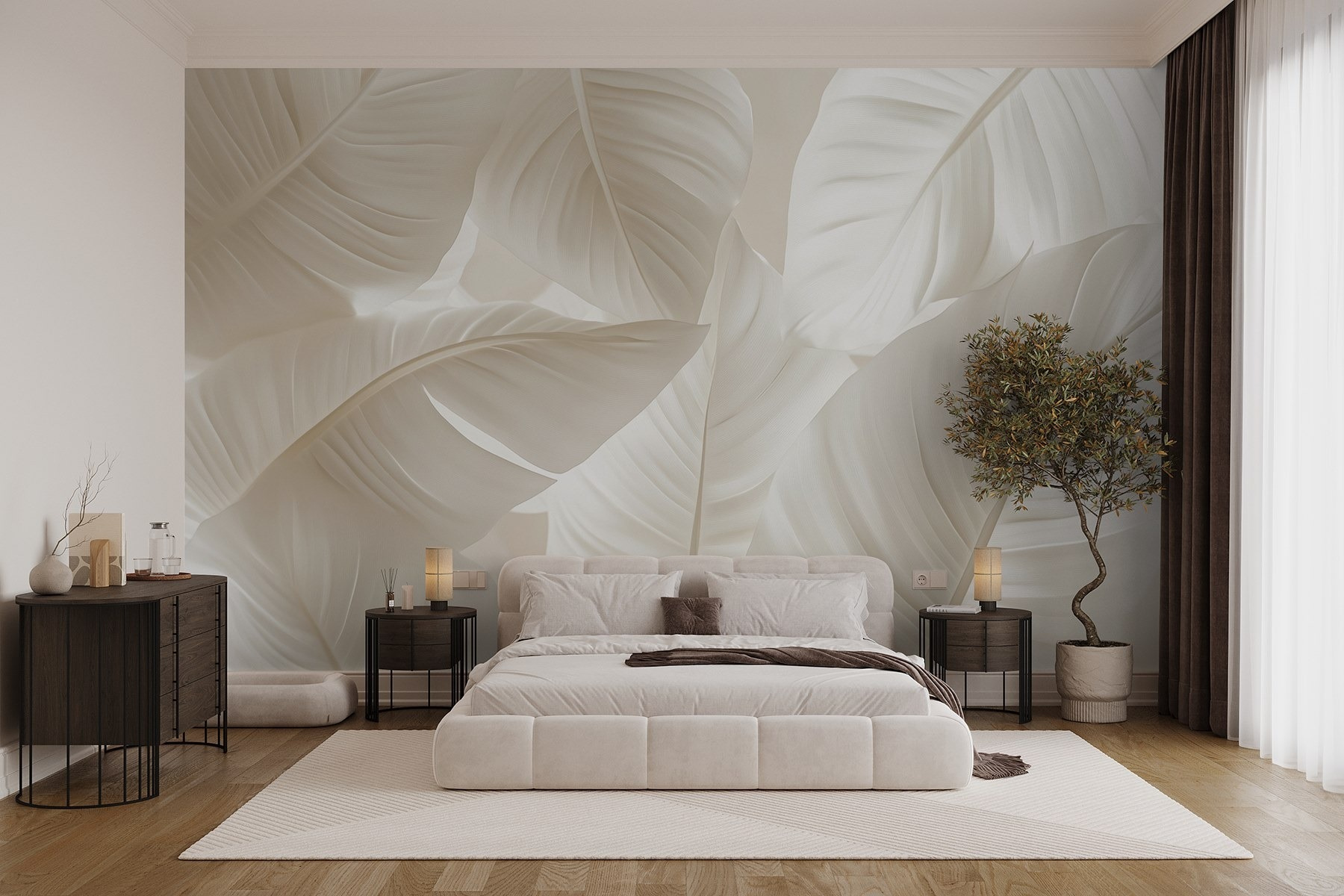 Delicate leaves in soft hues Delicate leaves in soft hues