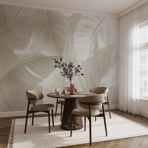 Delicate leaves in soft hues Delicate leaves in soft hues