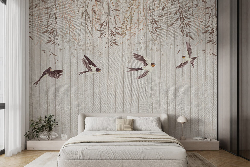 Wallpaper with birds flying Wallpaper with birds flying