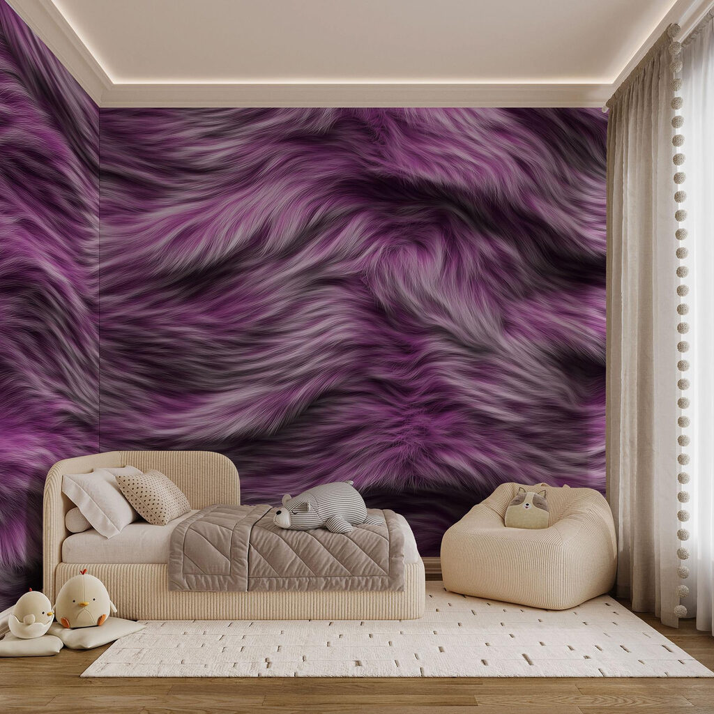 Vibrant waves of textured colors