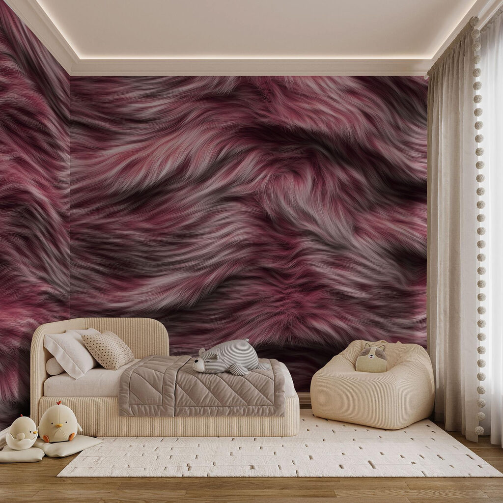 Waves of soft, colorful texture