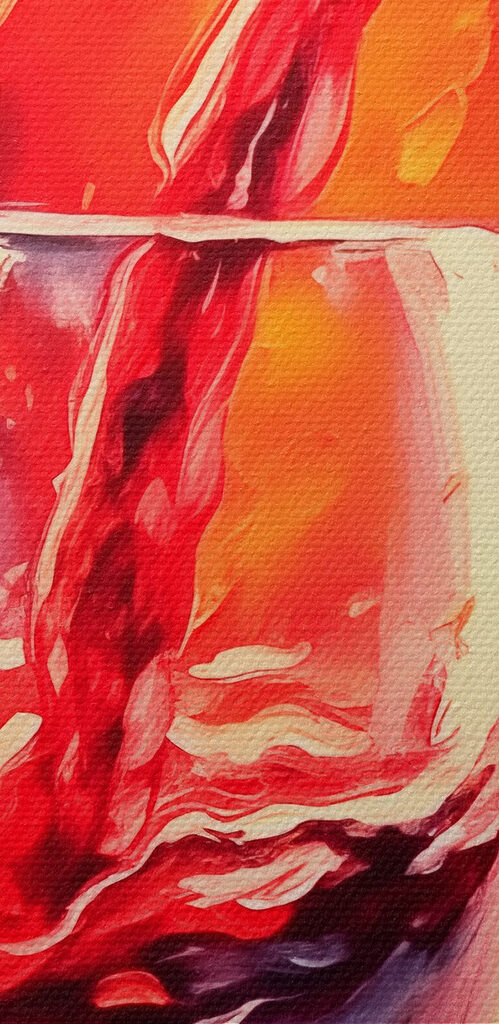 Wine pouring into a glass