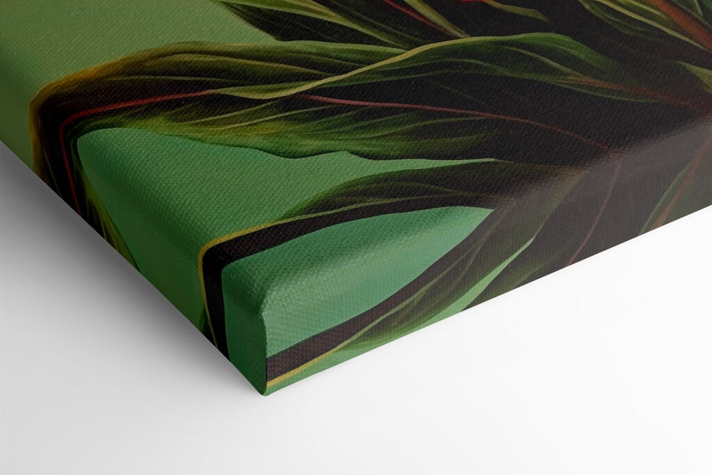 Painting of red flowers