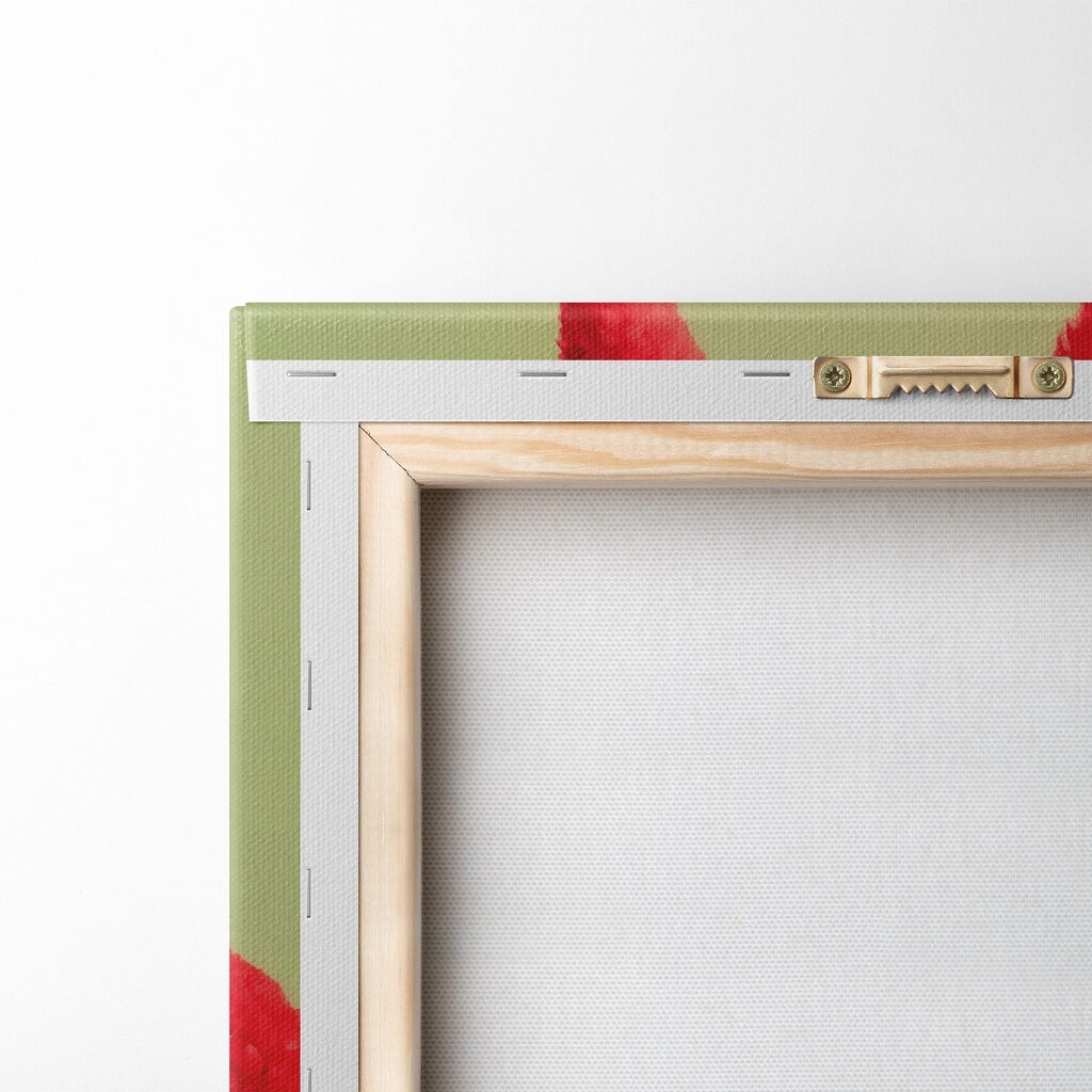 Painting of red flowers