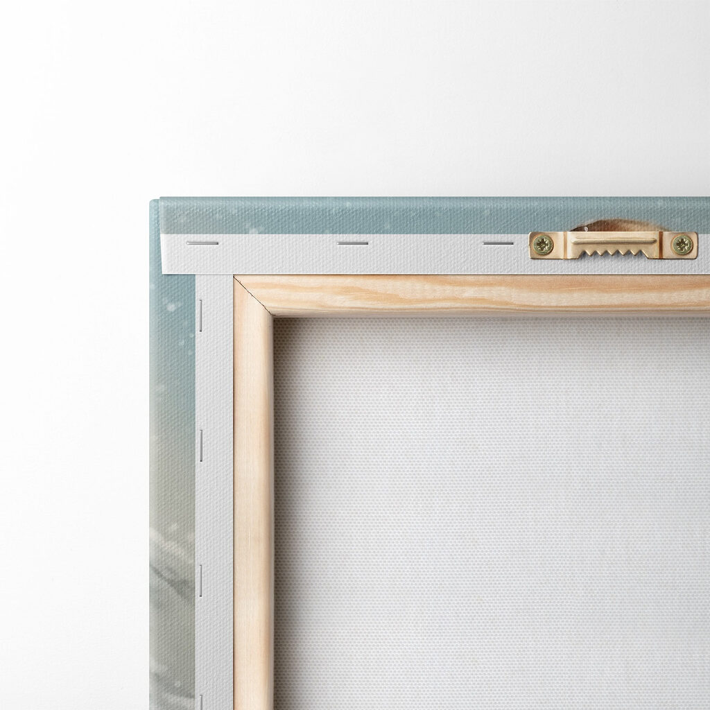 Group of snowmen in a snowy landscape