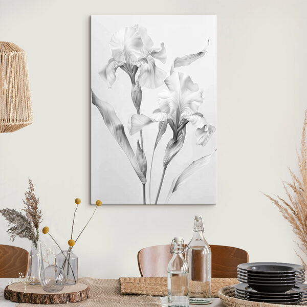 Delicate petals in soft monochrome hues Delicate petals in soft monochrome hues