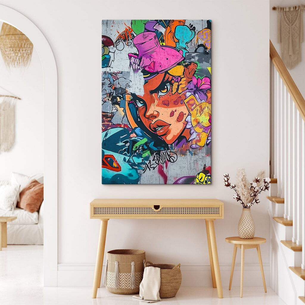 Graffiti on a wall Graffiti on a wall