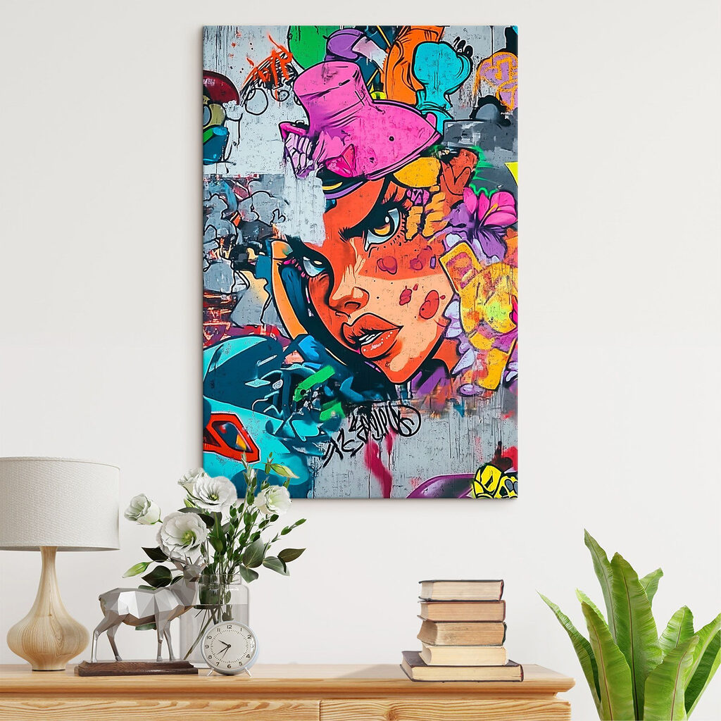 Graffiti on a wall Graffiti on a wall