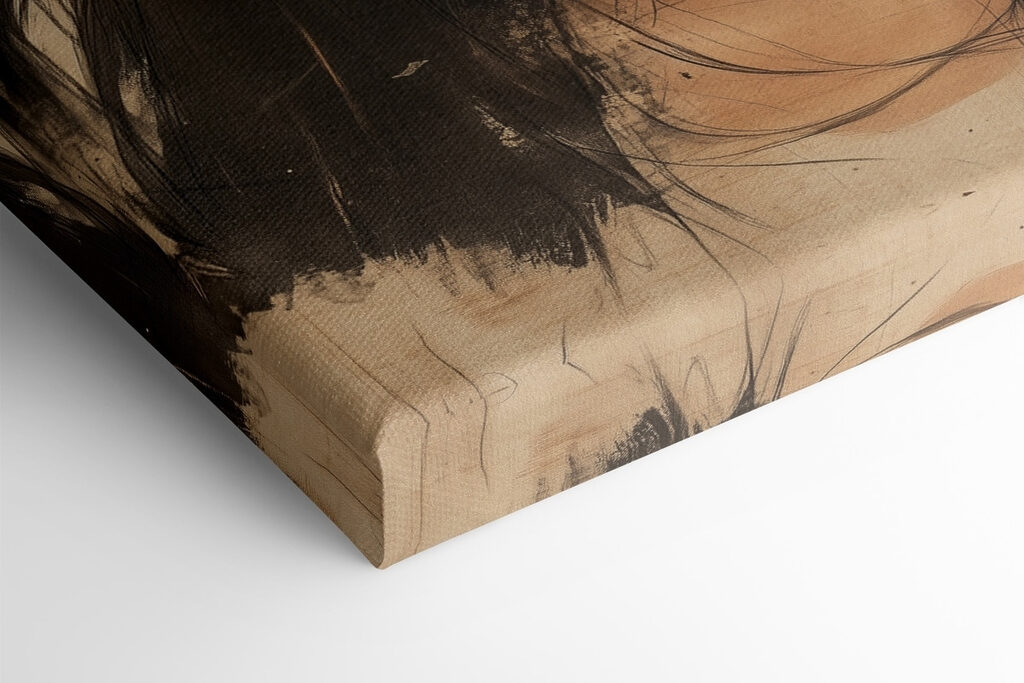 Woman with long black hair