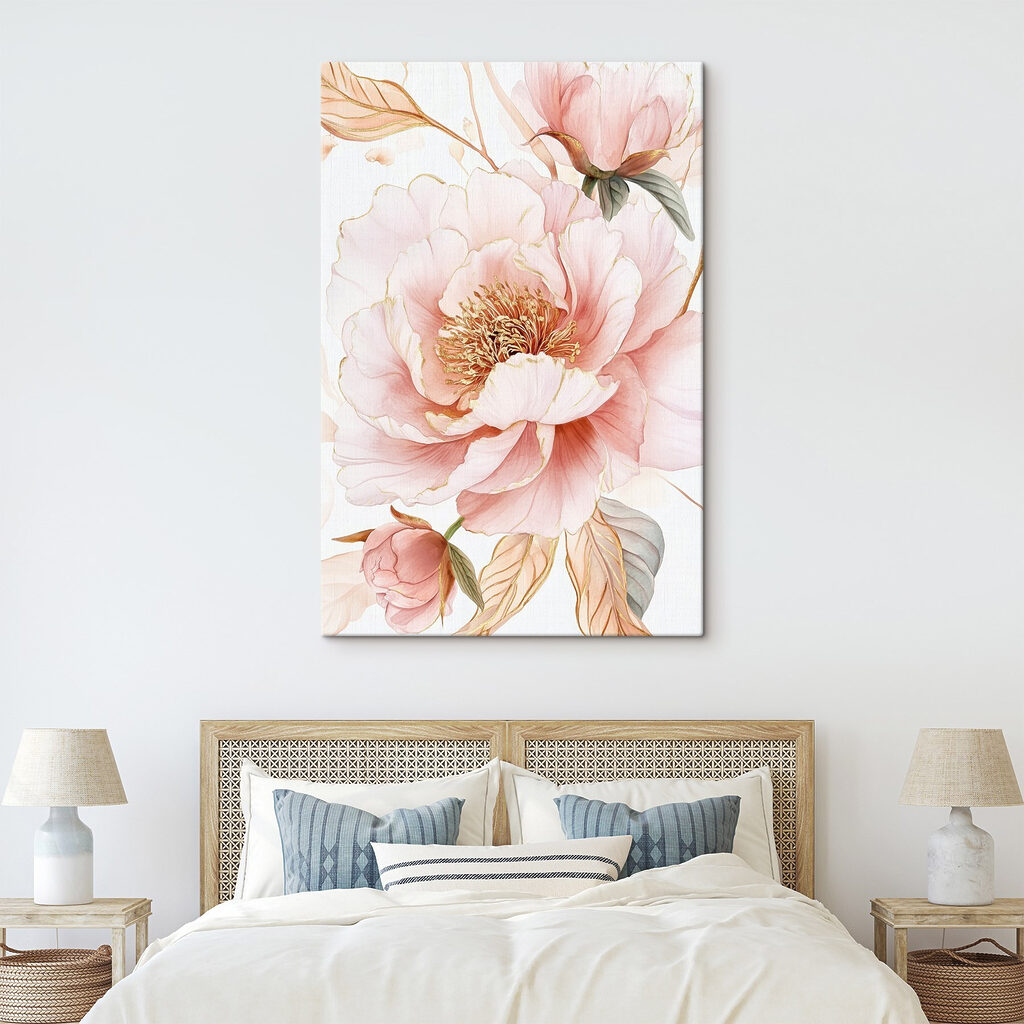 Delicate petals in soft hues