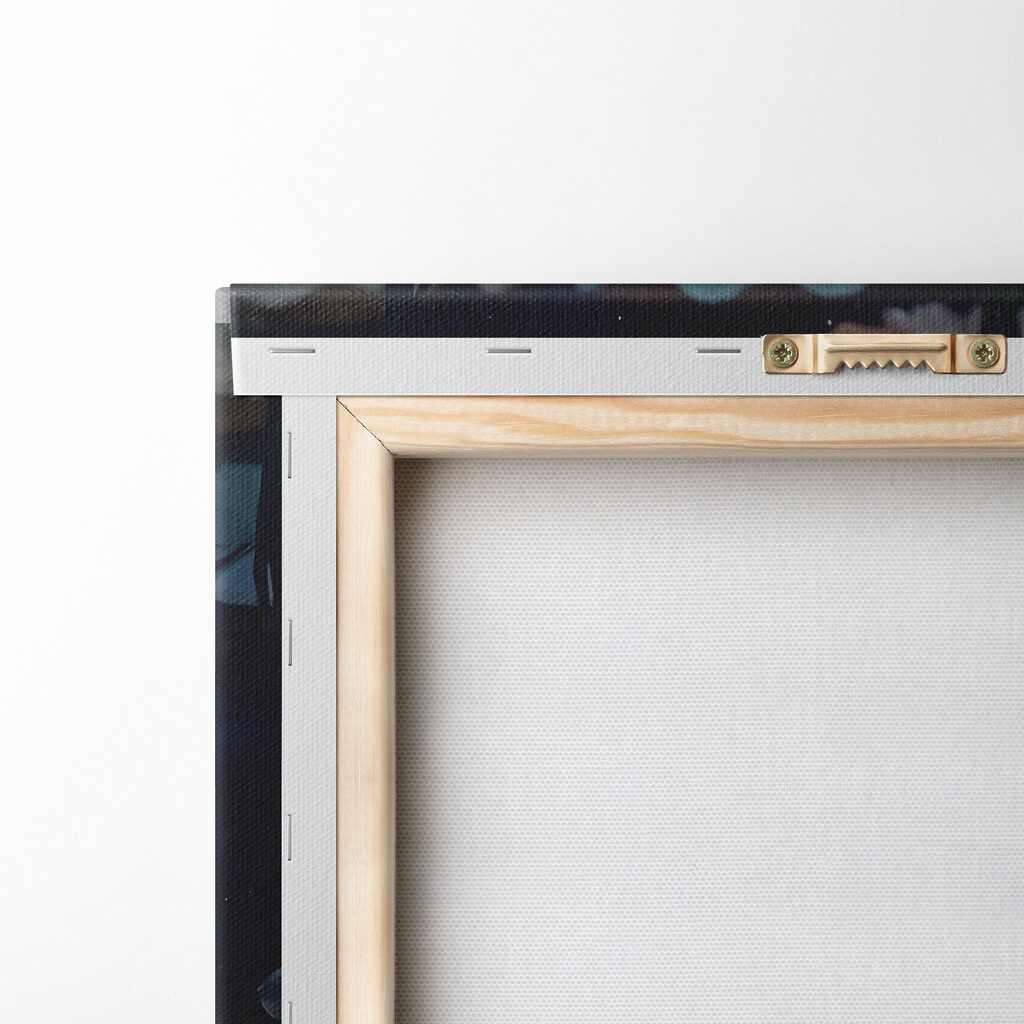 Group of white flowers in a pond