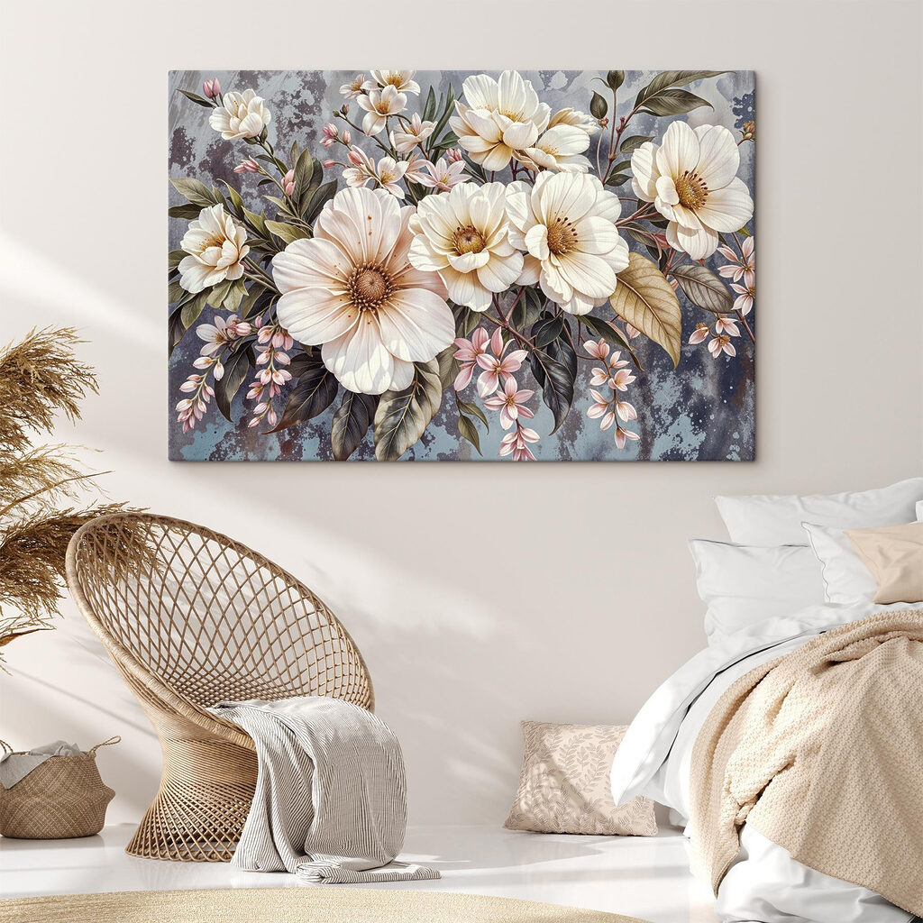 Group of white flowers