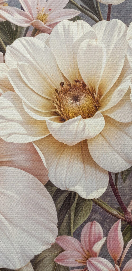 Group of white flowers