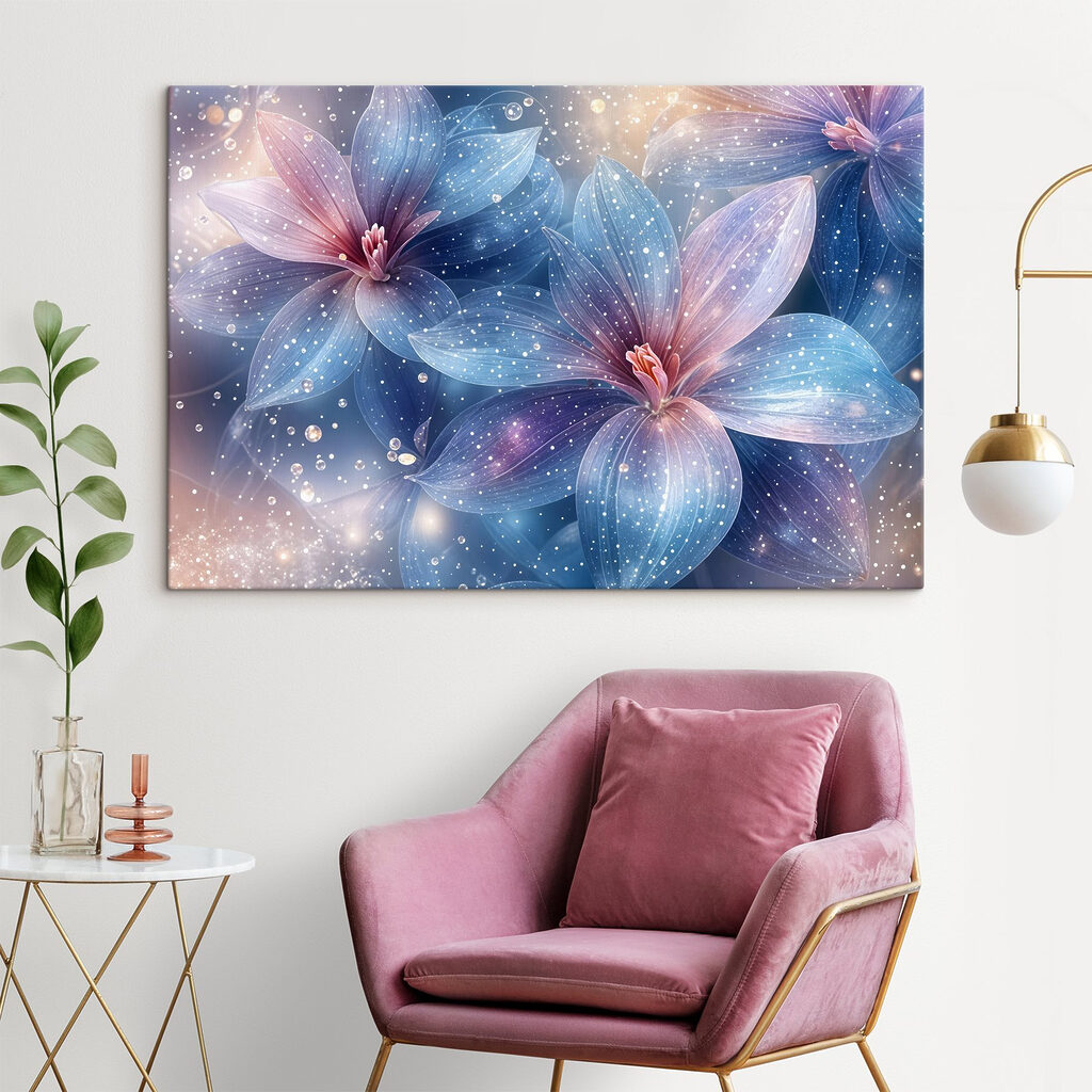 Delicate blossoms in soft colors