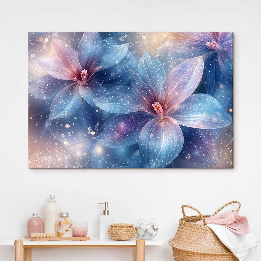 Delicate blossoms in soft colors