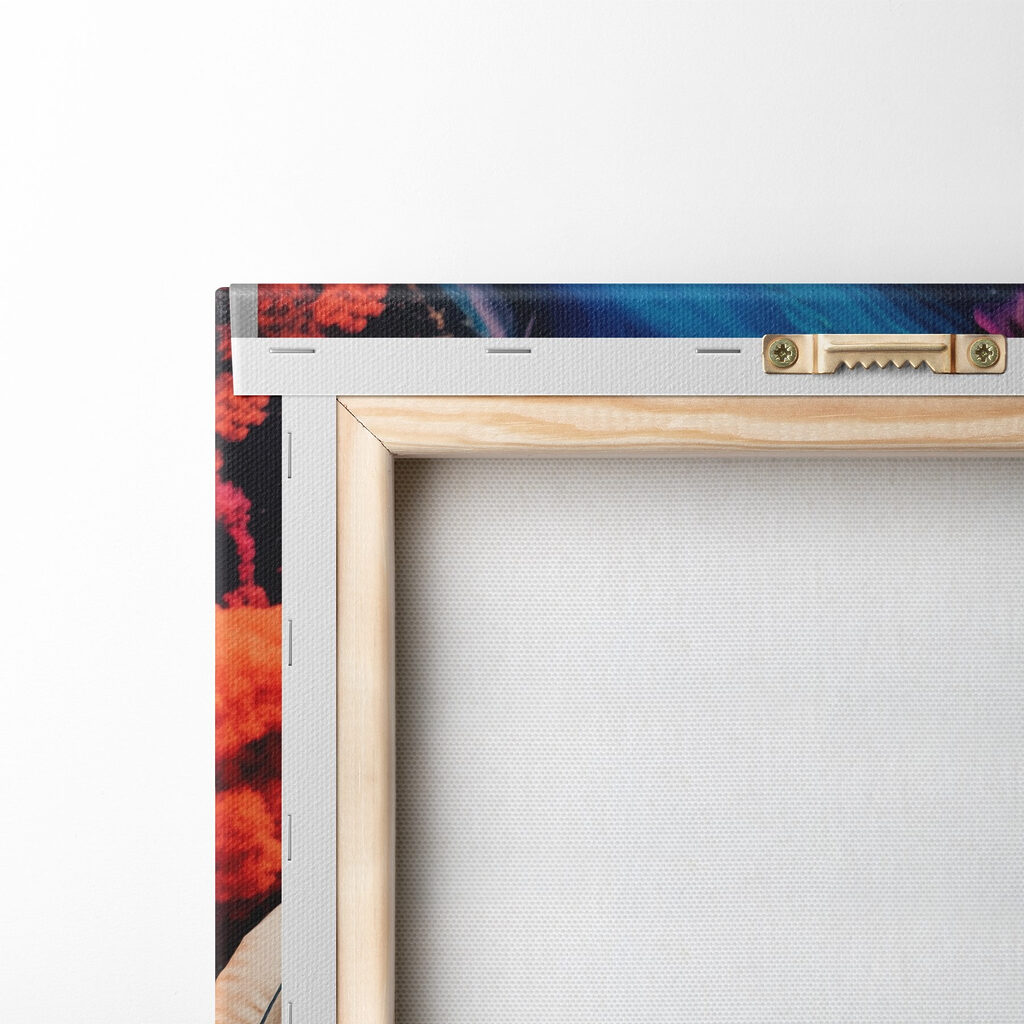 Two astronauts in space suits and flowers Two astronauts in space suits and flowers