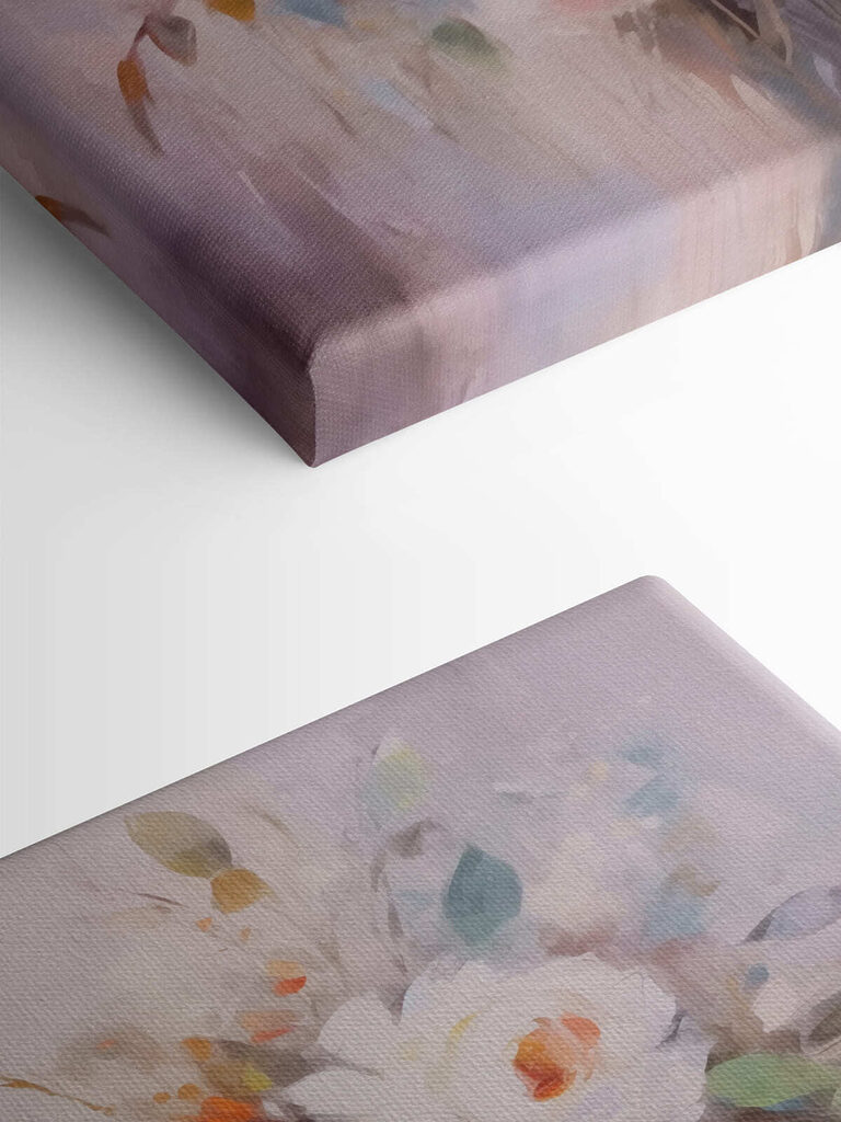 Painting of white flowers