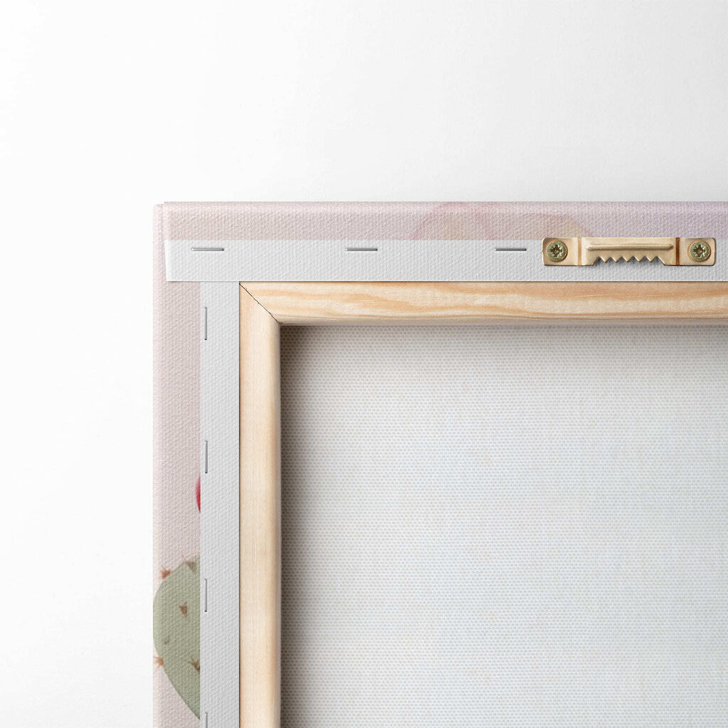 Painting of a cactus with flowers Painting of a cactus with flowers