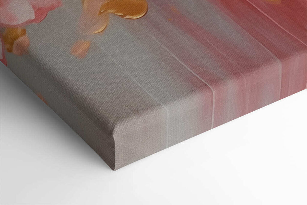 Painting of pink flowers Painting of pink flowers