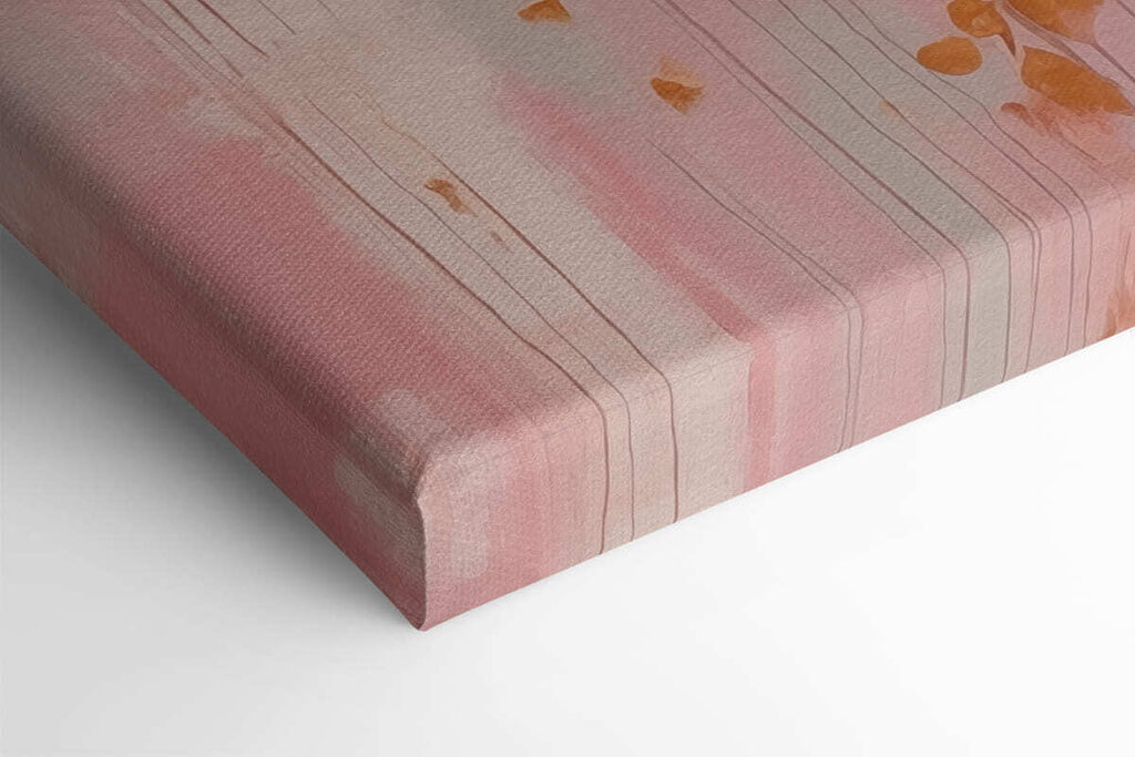 Painting of pink flowers Painting of pink flowers