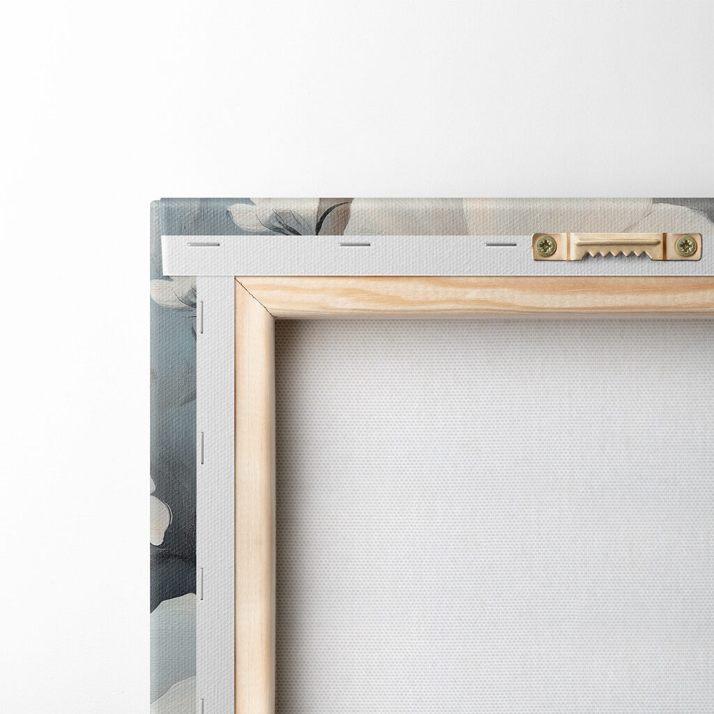 Painting of white flowers Painting of white flowers