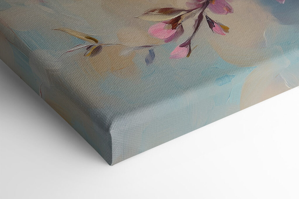 Butterfly on a branch of pink flowers Butterfly on a branch of pink flowers