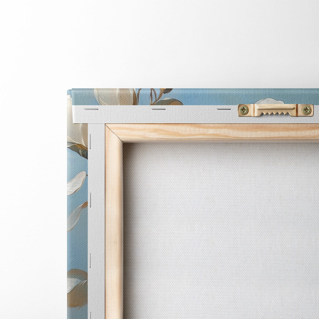 Painting of white flowers Painting of white flowers