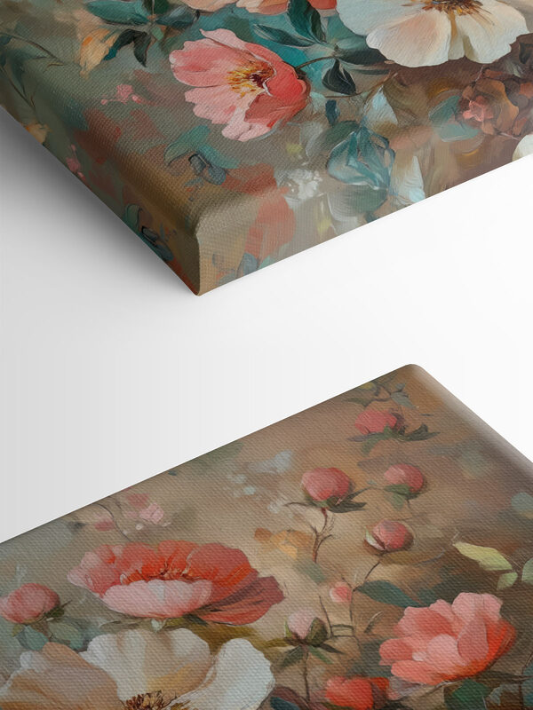 Butterfly flying over a bouquet of flowers