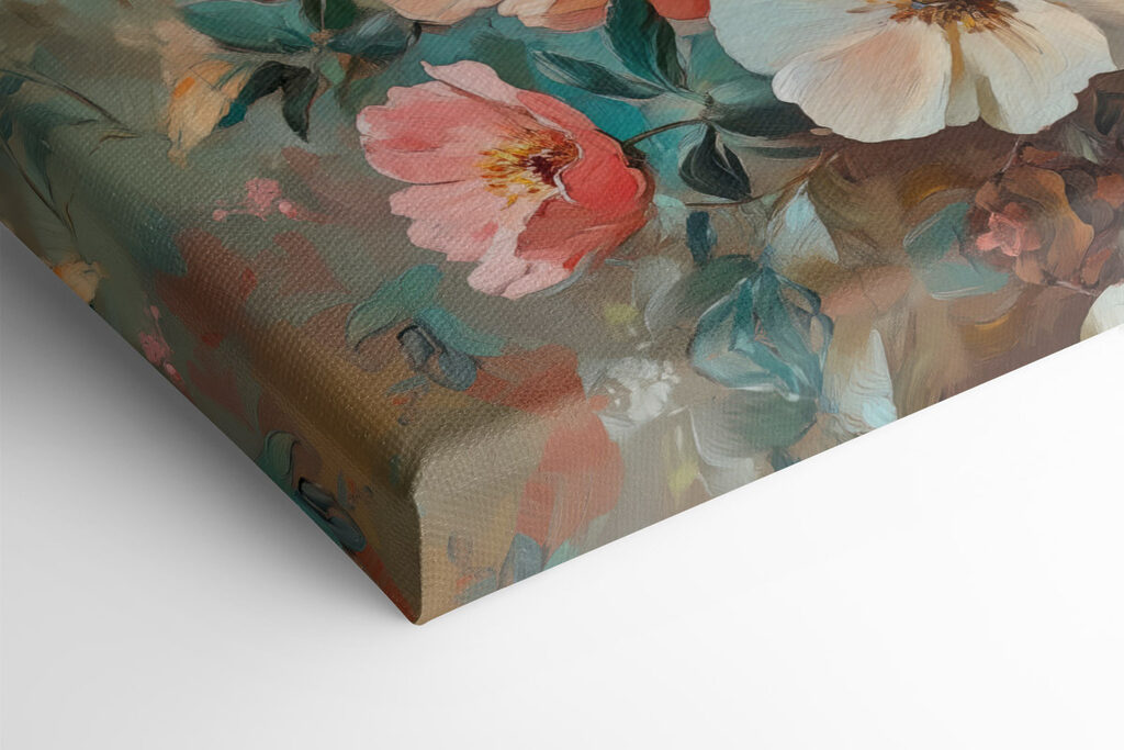 Butterfly flying over a bouquet of flowers