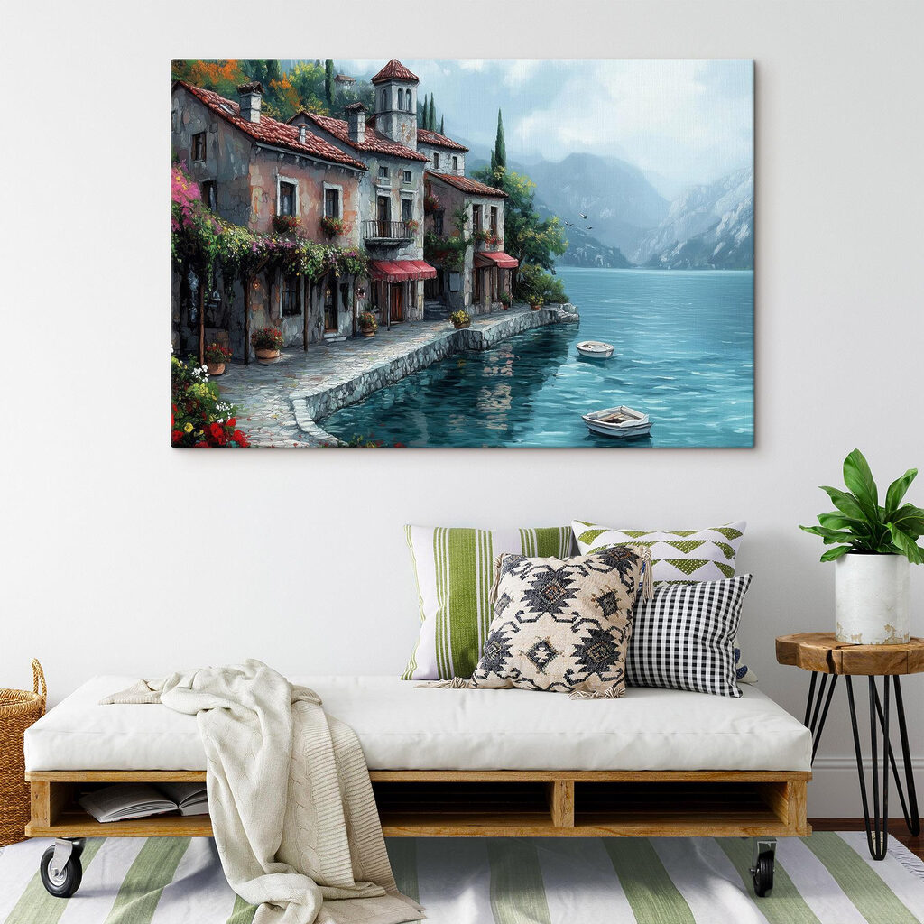 Building next to a body of water