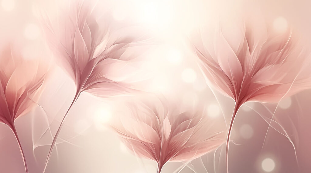 Delicate petals in soft hues
