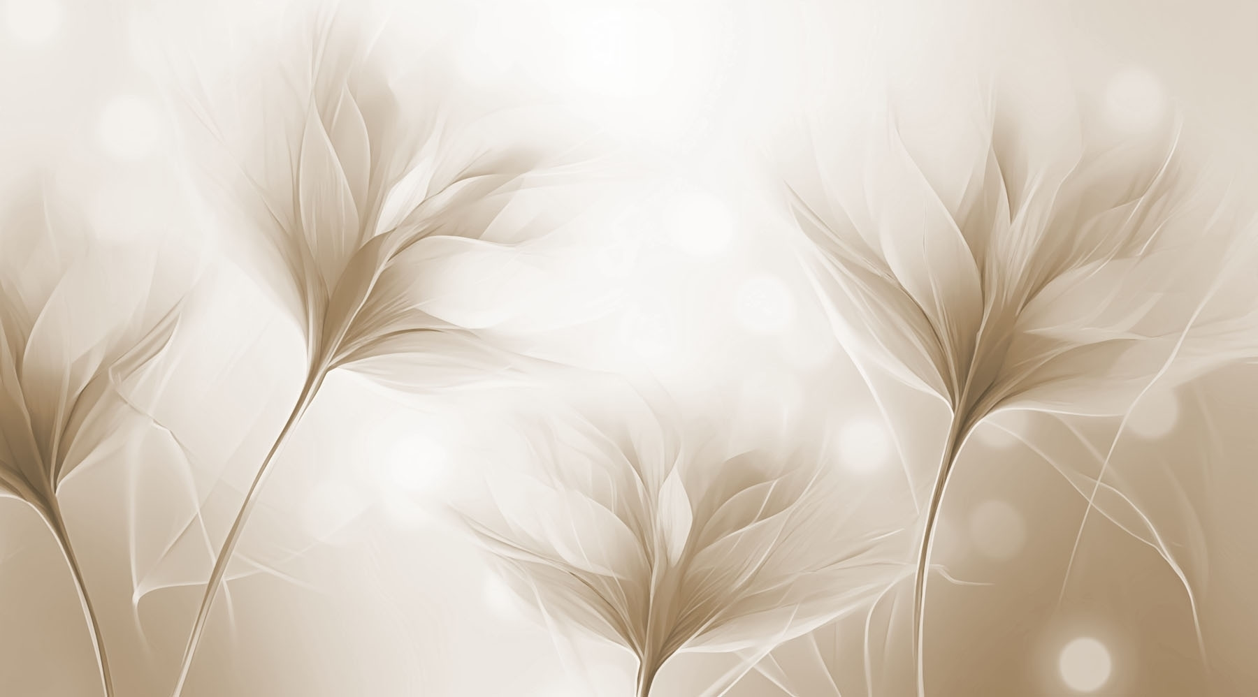 Delicate petals in soft tones