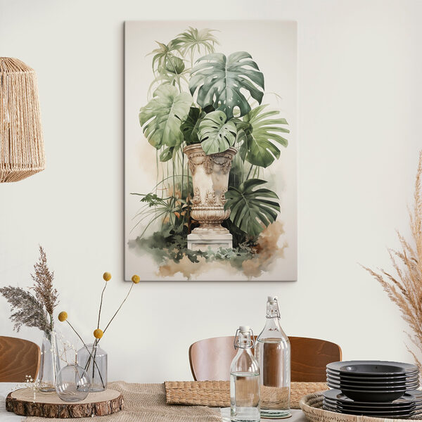 Rastlina vo váze Obraz Rastlina vo váze
