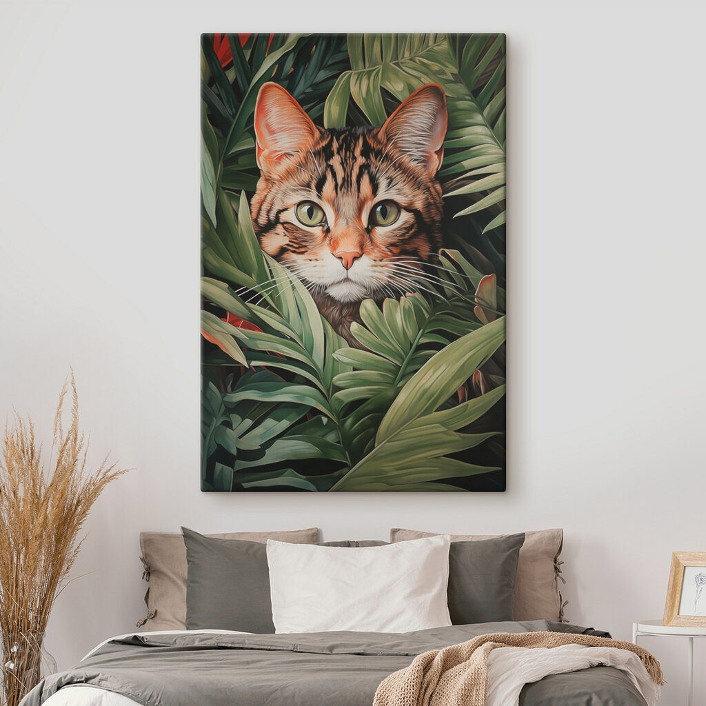 Cat in a jungle Cat in a jungle