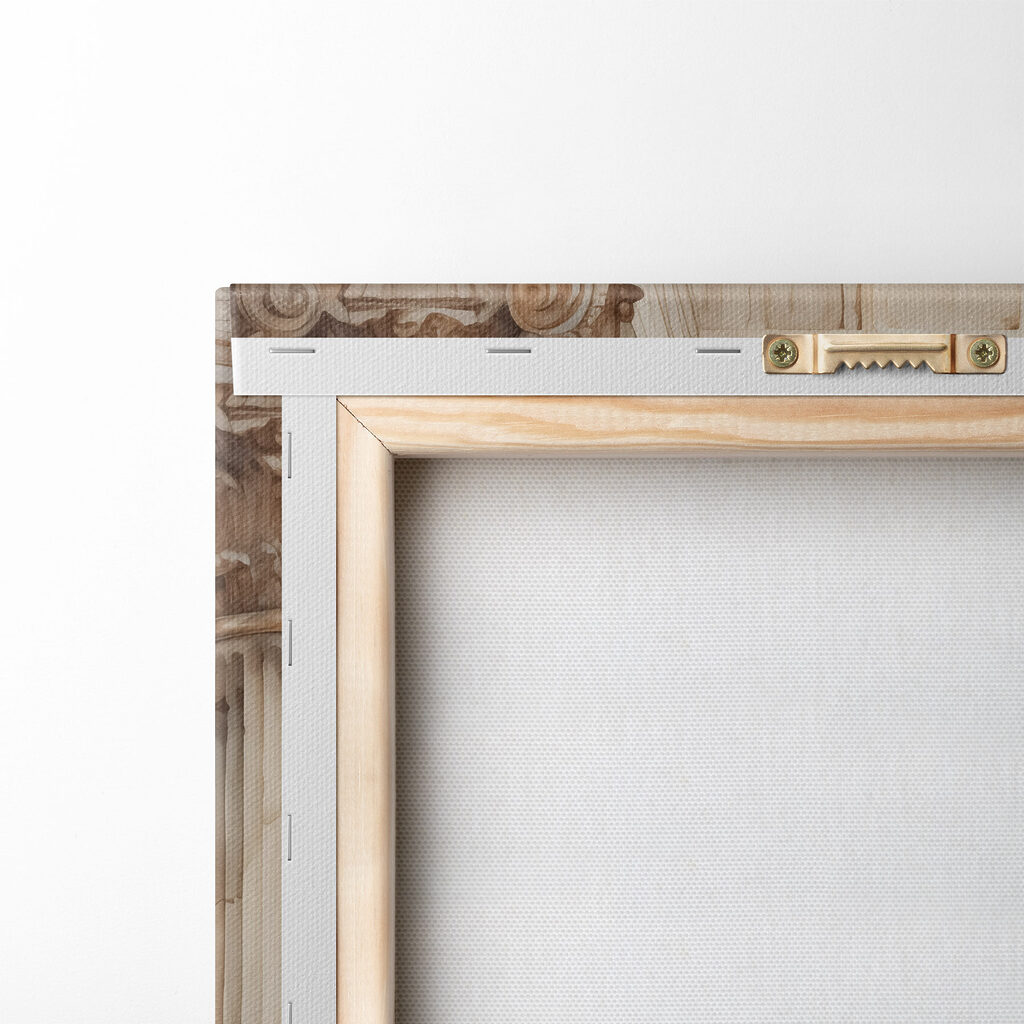 Group of white pillars Group of white pillars