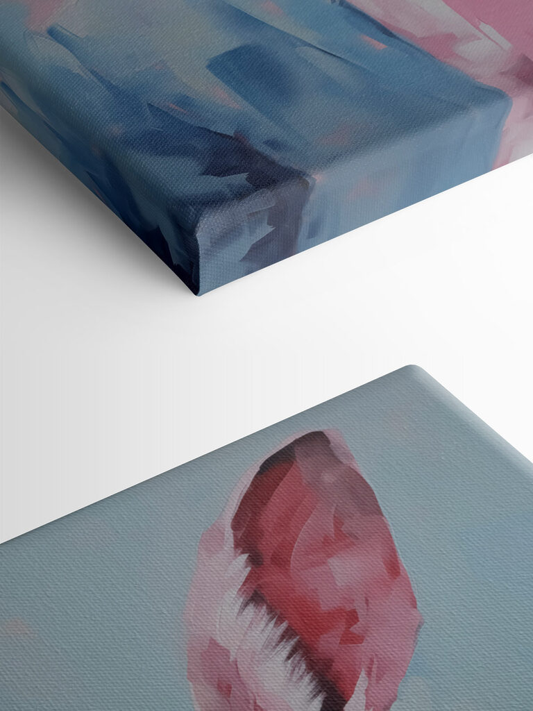 Rabbit wearing headphones and a suit