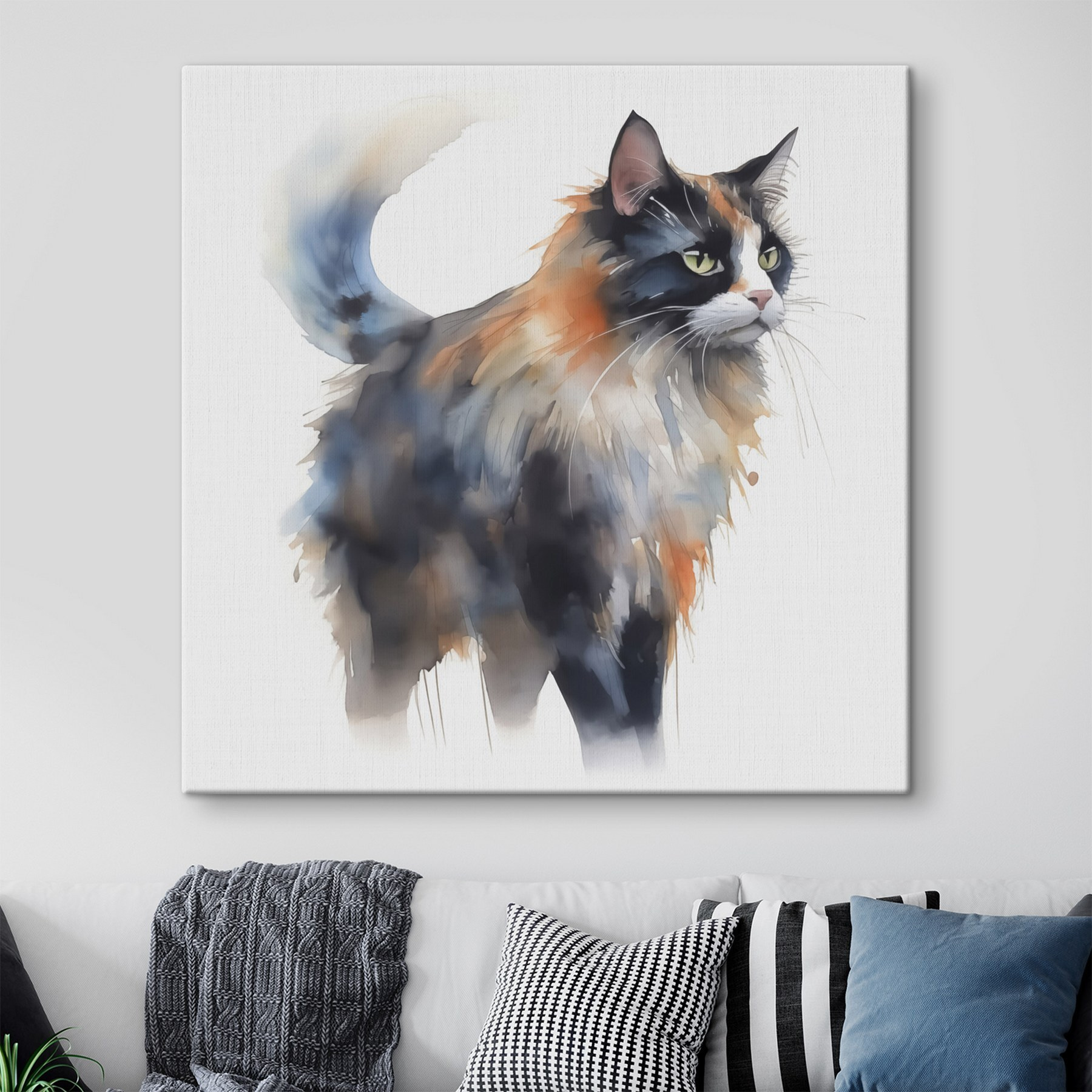 Cat with long whiskers Cat with long whiskers