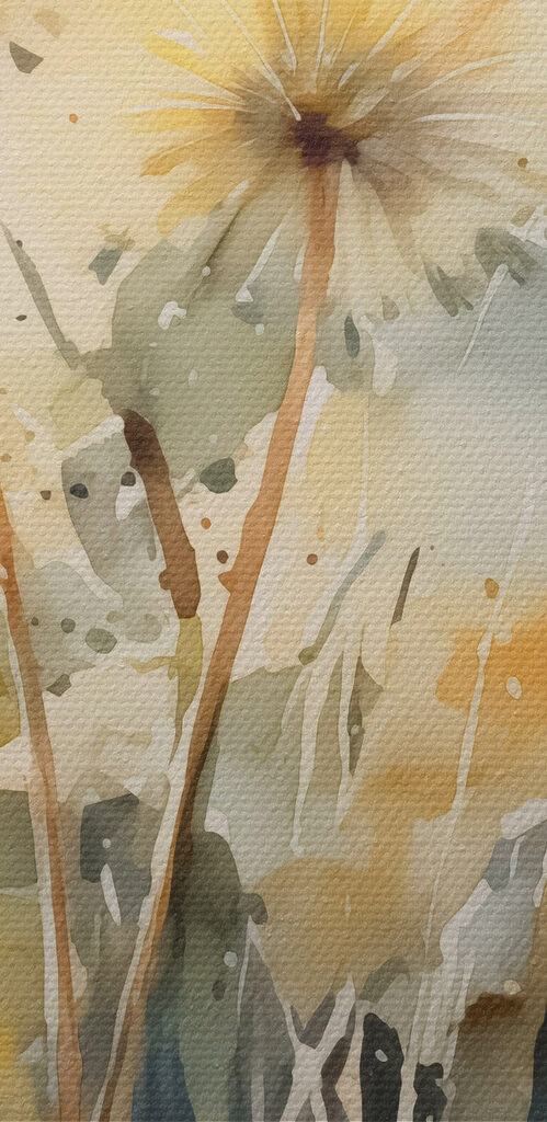 Watercolor of flowers Watercolor of flowers