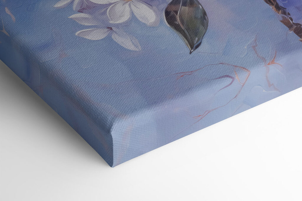 Painting of white flowers