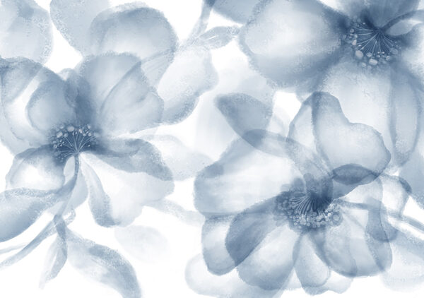 Group of flowers on a white background Group of flowers on a white background