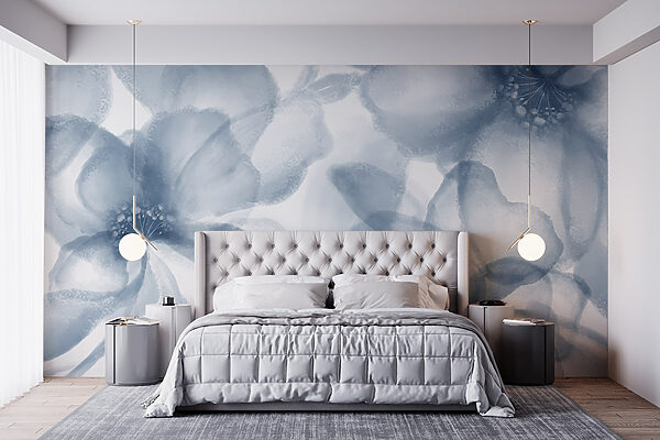 Group of flowers on a white background Group of flowers on a white background