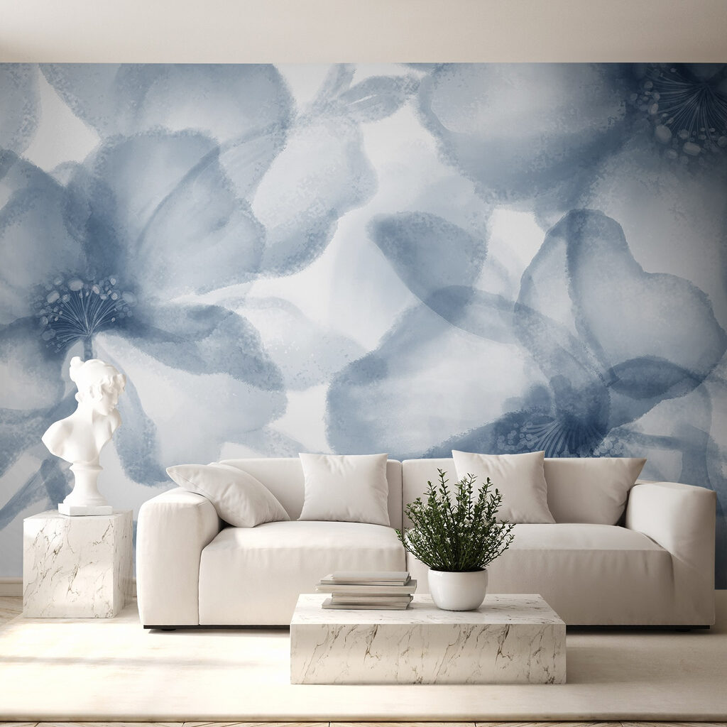 Group of flowers on a white background Group of flowers on a white background