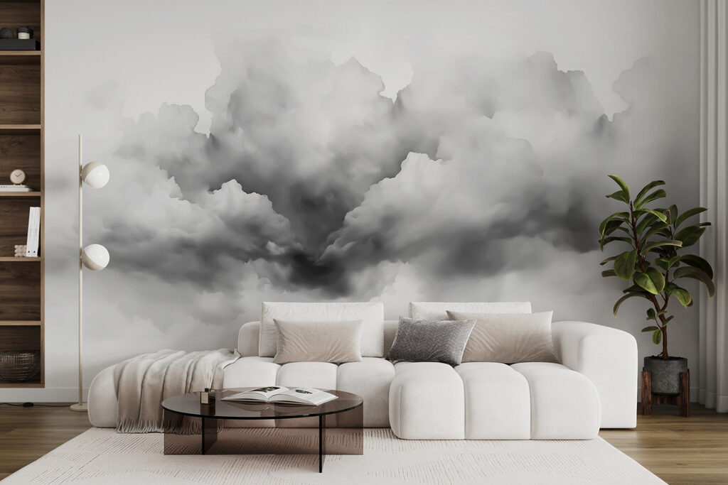 Black and white cloud Black and white cloud