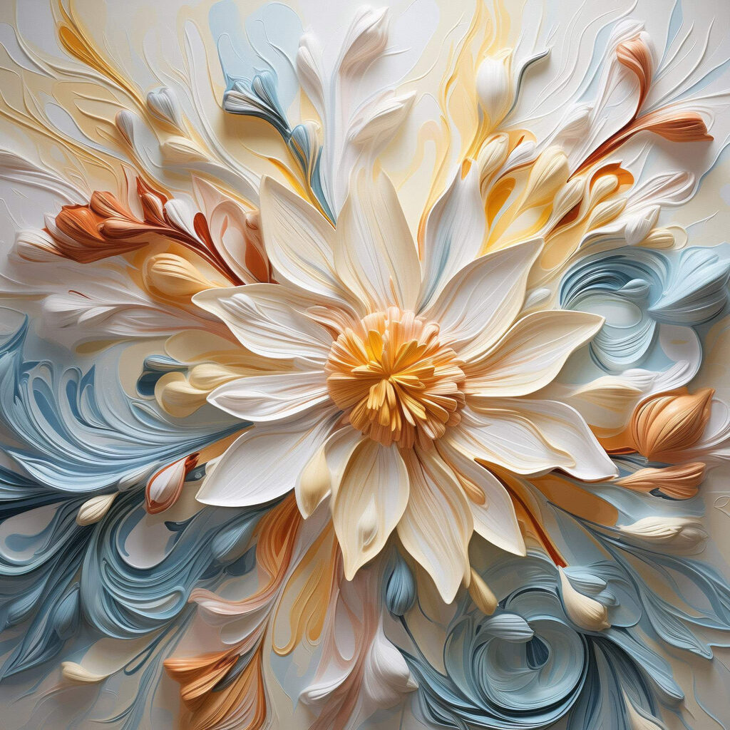 Flower made out of paper