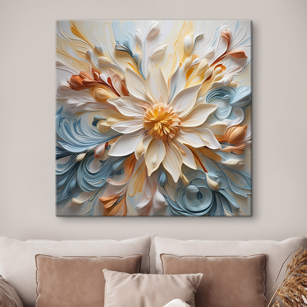 Flower made out of paper