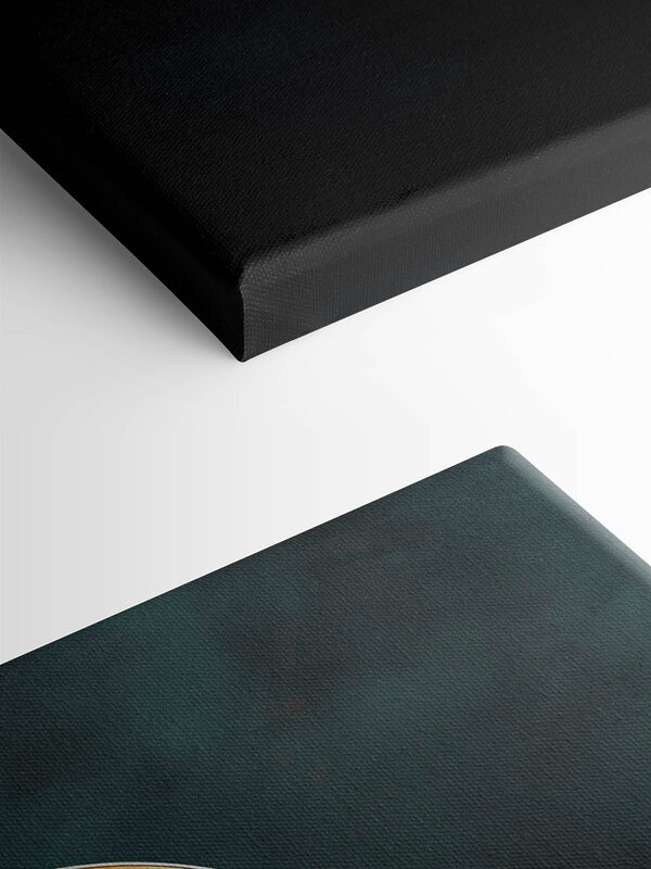 Two cups of coffee on saucers