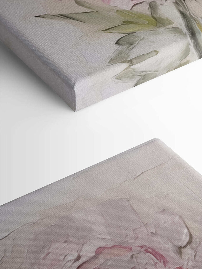 Delicate petals in soft hues