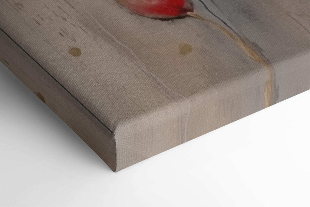 Painting of flowers on a grey background Painting of flowers on a grey background